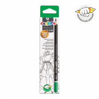 Carioca ołówek trójkątny Black, 12 szt. – 4/2H