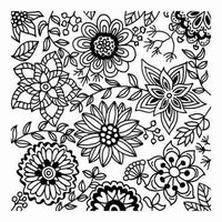 CERNIT tekstura polimerowa 90x90 mm – kvety 2
