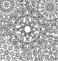 CERNIT tekstura polimerowa 90x90 mm – mandala