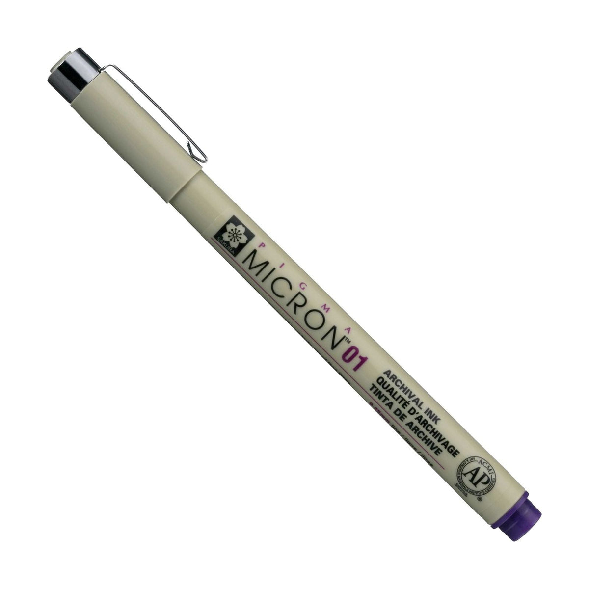 Cienkopis SAKURA Pigma Micron fioletowy 0,20 – 0,50 mm