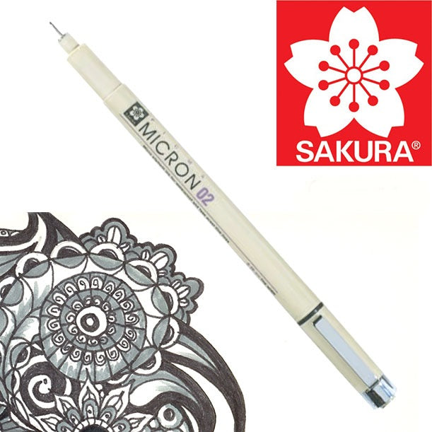 Cienkopis techniczny SAKURA Pigma Micron BLACK | różne grubości | Artmie