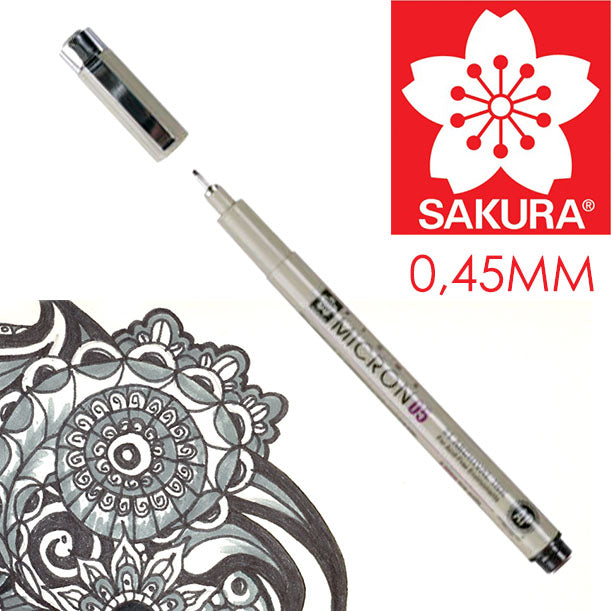 Cienkopis techniczny SAKURA Pigma Micron BLACK | różne grubości | Artmie