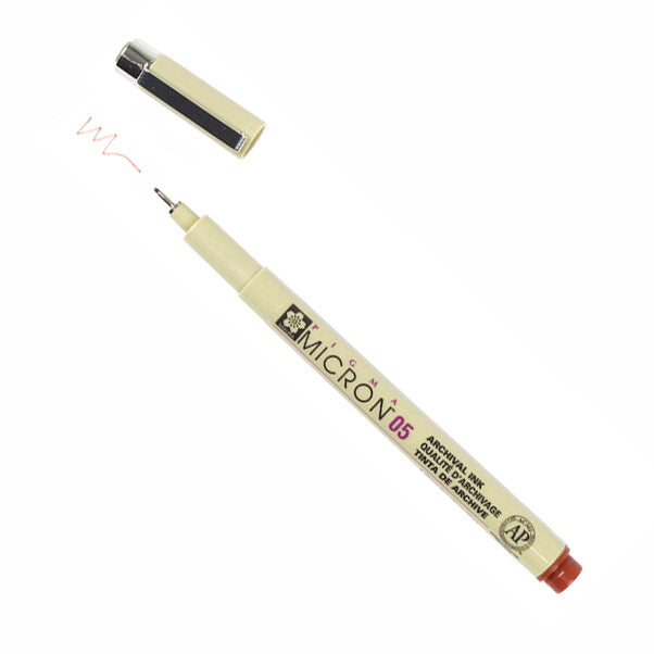 Cienkopis techniczny SAKURA Pigma Micron BROWN | różne grubości | Artmie