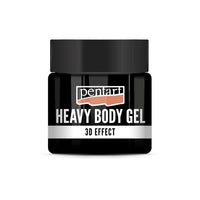 Czarny błyszczący heavy body gel Pentart | różne pojemności | Artmie