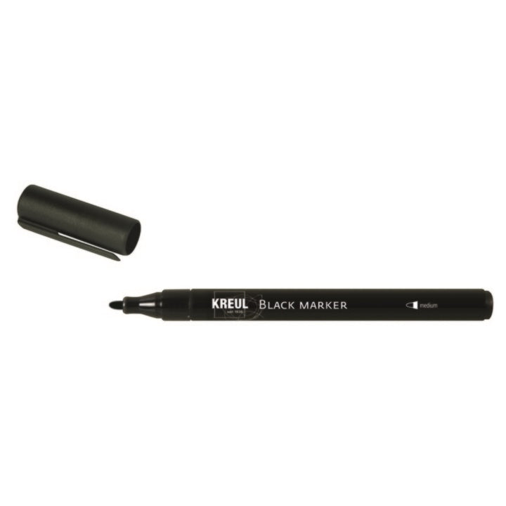 Czarny marker Kreul | różne końcówki | Artmie