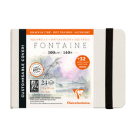 Clairefontaine Fontaine szkicownik akwarelowy HP 300 g 24K twarda oprawa