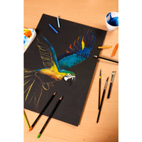 Clairefontaine Paint'On Mix Media blok 250 g 20K klejony Black