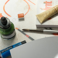 Clairefontaine Paint'On Mix Media blok 250 g 40K klejony Extra White