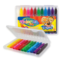 Colorino farby do malowania twarzy w sztyfcie, w etui – 12 kolorów