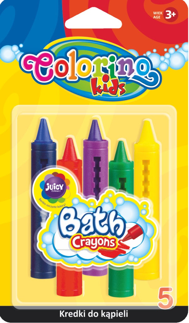 Colorino kredki do kąpieli – 5 kolorów