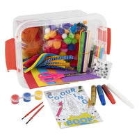 Craft Box 230+ elementów CRAFT KIT w pudełku do przechowywania | Artmie
