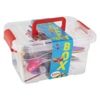 Craft Box 230+ elementów CRAFT KIT w pudełku do przechowywania | Artmie