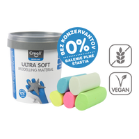 Creall masa plastyczna Ultra soft, 5 g, kubeczek, mix kolorów – × 60 pastelowych