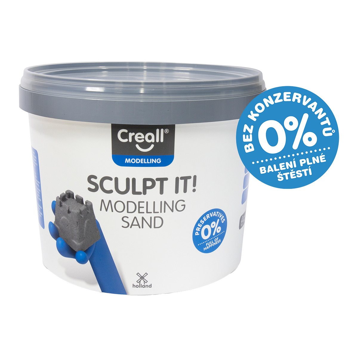 Creall piasek do modelowania it! naturalny - 3,73 kg