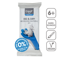 Creall samoutwardzalna masa plastyczna DO&DRY hipoalergiczna, 1 000 g – biały