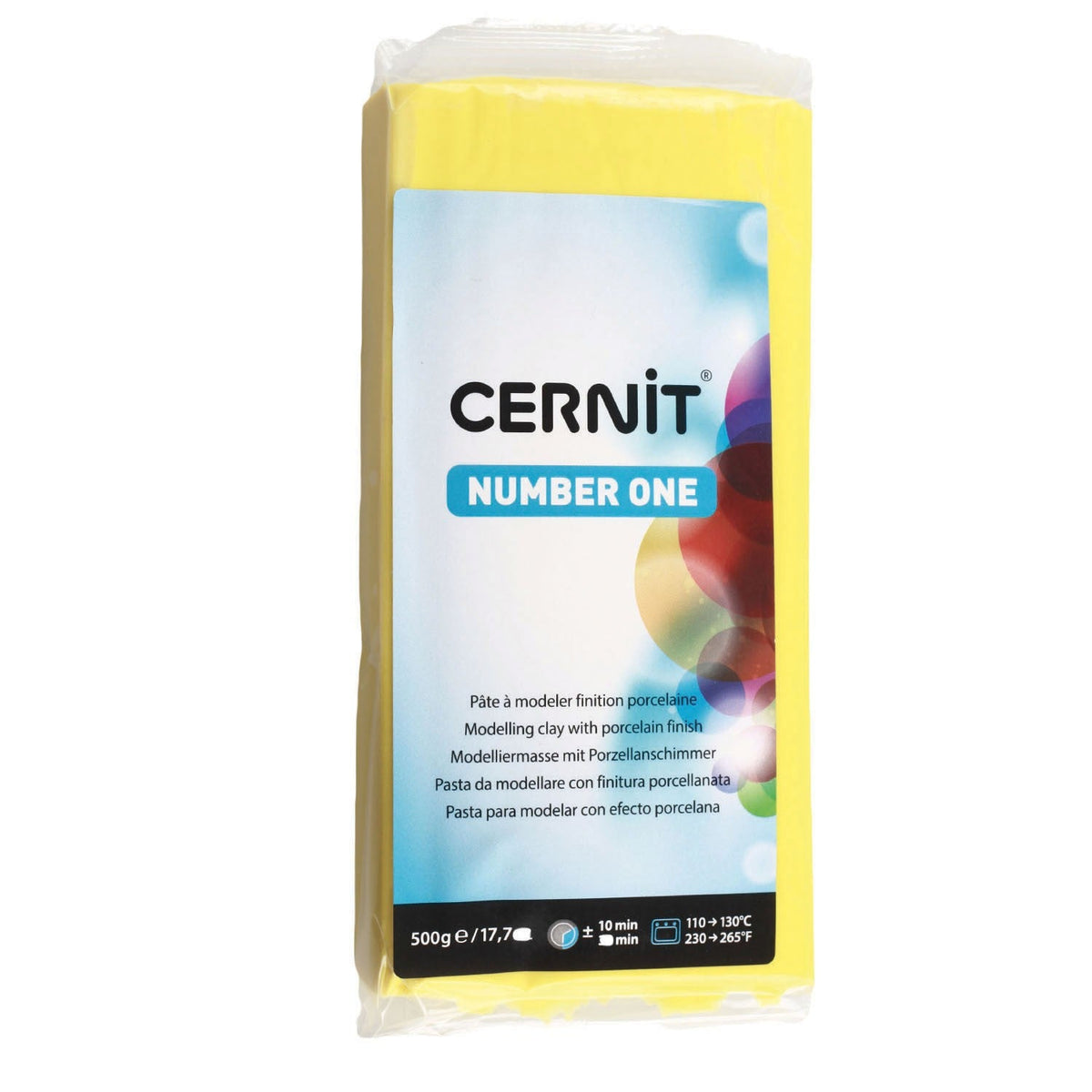 Masa polimerowa CERNIT Number One 500 g – Primary Yellow