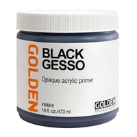Czarne gesso akrylowe GOLDEN Black Gesso