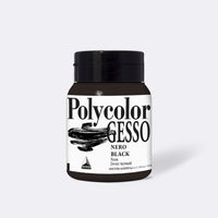 Czarne gesso akrylowe Maimeri Polycolor 500 ml