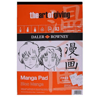 DALER ROWNEY Manga blok do markerów 70 g - 50 arkuszy, A3