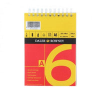 DALER ROWNEY D&R Red & Yellow szkicownik A6 150 g 25 ark. klejony