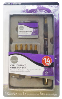 Zestaw do kaligrafii DALER ROWNEY Simply 14 el. z akcesoriami
