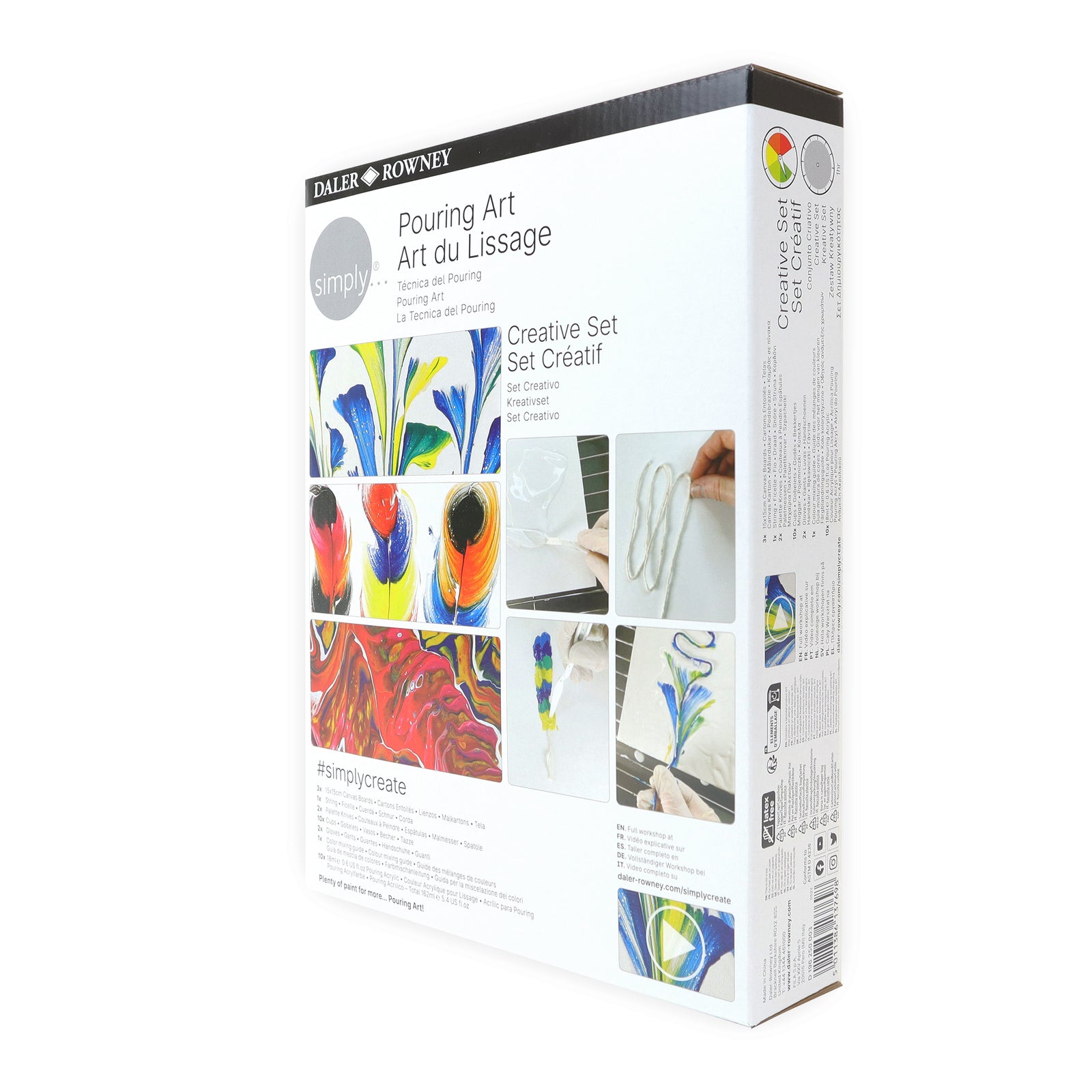 DALER ROWNEY D&R Simply kompletny zestaw do pouringu