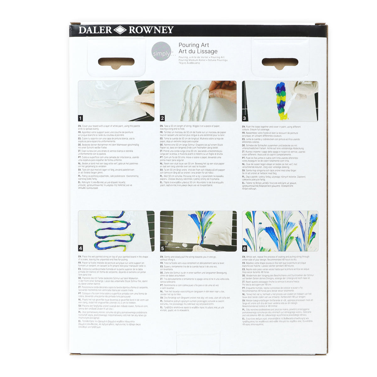 DALER ROWNEY D&R Simply kompletny zestaw do pouringu
