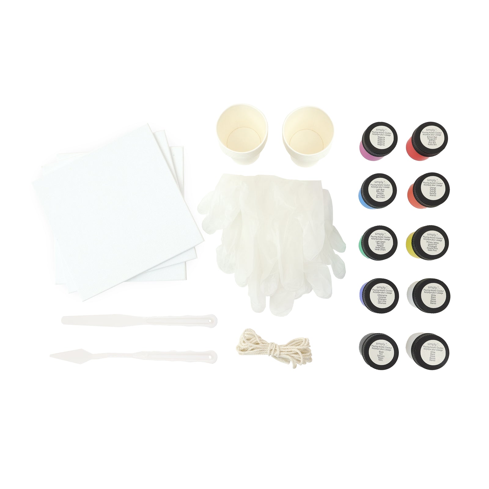 DALER ROWNEY D&R Simply kompletny zestaw do pouringu