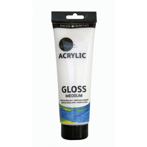DALER ROWNEY D&R Simply błyszczące medium akrylowe 250 ml