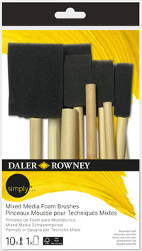 Daler-Rowney Simply zestaw aplikatorów gąbkowych 10 szt.