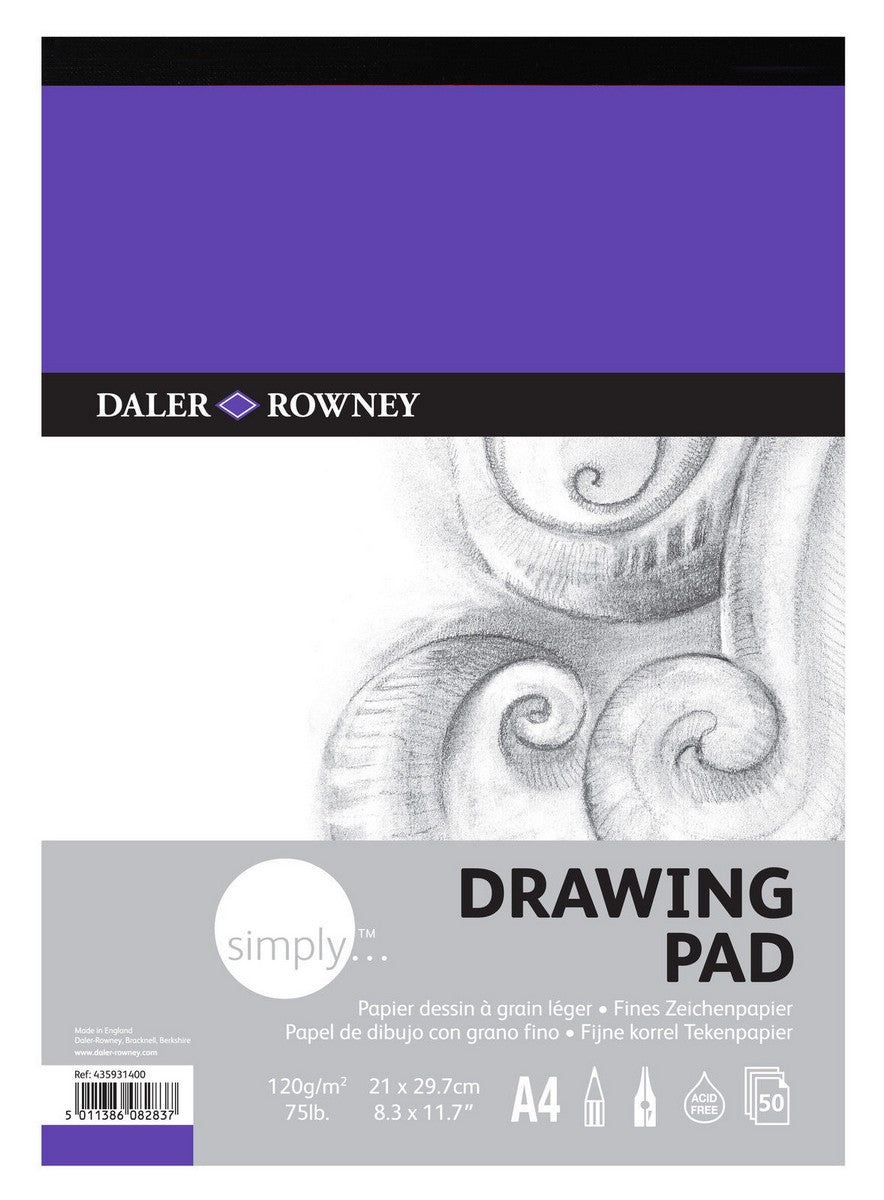 DALER ROWNEY Simply szkicownik A4 120 g 50k klejony
