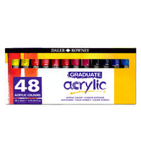 DALER ROWNEY Graduate zestaw farb akrylowych 48 x 22 ml