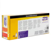 DALER ROWNEY Graduate zestaw farb akrylowych 48 x 22 ml