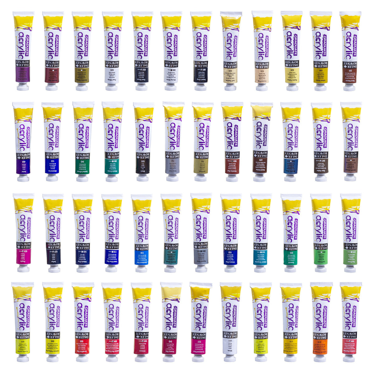 DALER ROWNEY Graduate zestaw farb akrylowych 48 x 22 ml