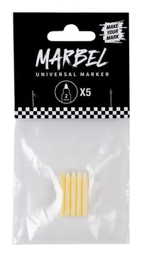 Wymienne końcówki do markerów DARWI Marbel 2 mm 5 szt.