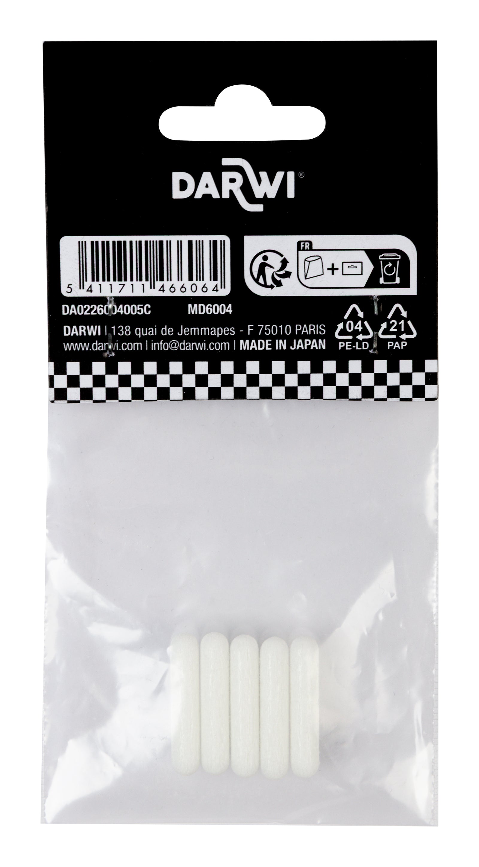 DARWI Marbel końcówki wymienne 4 mm – 5 szt.
