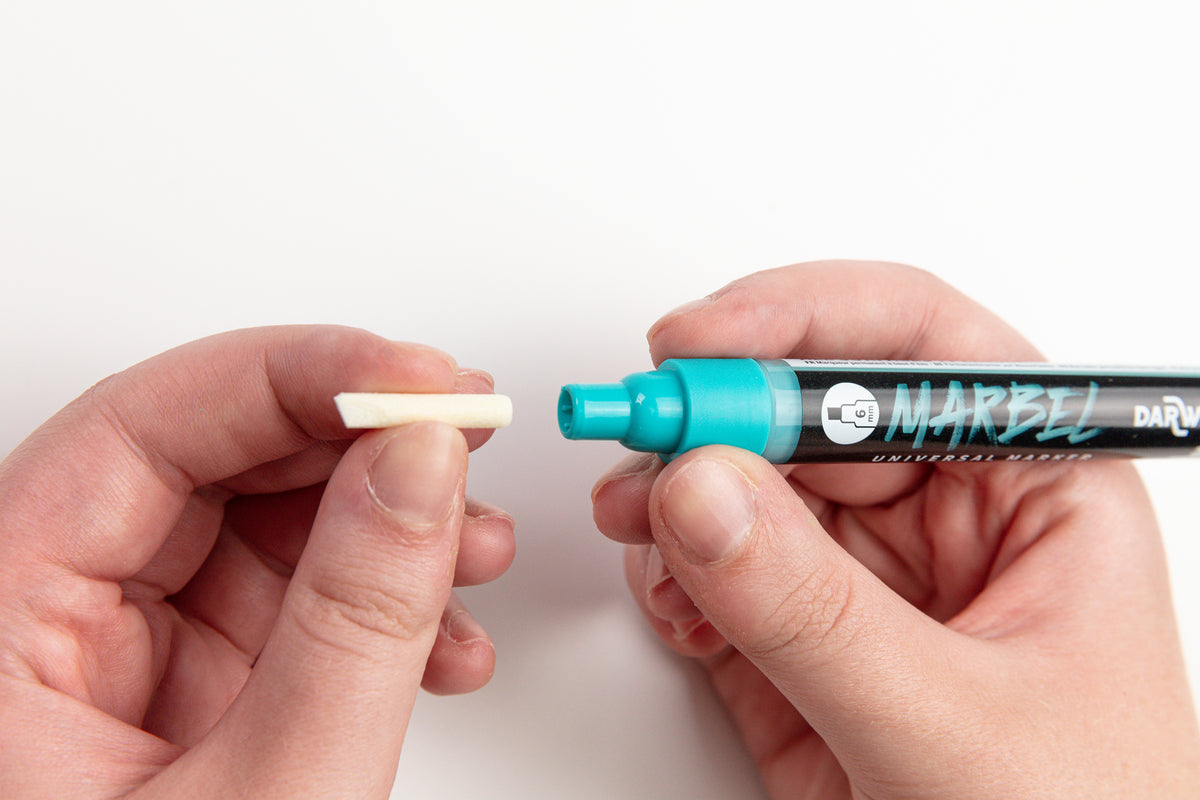 Wymienne końcówki do markerów DARWI Marbel 6 mm – 5 szt.