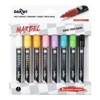 DARWI Marbel zestaw markerów akrylowych 2 mm Light
