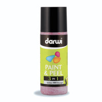 Farba witrażowa odklejana do szkła DARWI Paint & Peel 3w1 80 ml – czerwony brokatowy