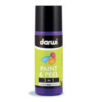 Farba witrażowa odklejana do szkła DARWI Paint & Peel 3w1 80 ml – fioletowy