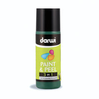 Farba witrażowa odklejana do szkła DARWI Paint & Peel 3w1 80 ml – zielony mchowy