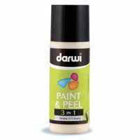 Farba witrażowa odklejana do szkła DARWI Paint & Peel 3w1 80 ml – kości słoniowej