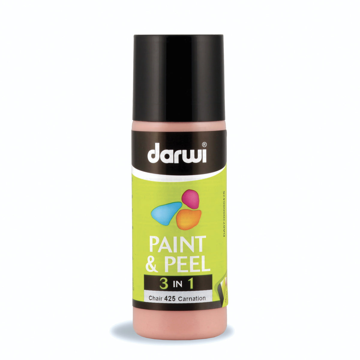 Farba witrażowa odklejana do szkła DARWI Paint & Peel 3w1 80 ml – cielisty
