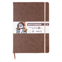 Szkicownik DARWI Brown A4 140 g/m² 80 arkuszy