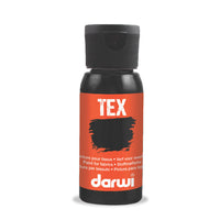 DARWI TEX farba do tkanin 50 ml – 100 czarna