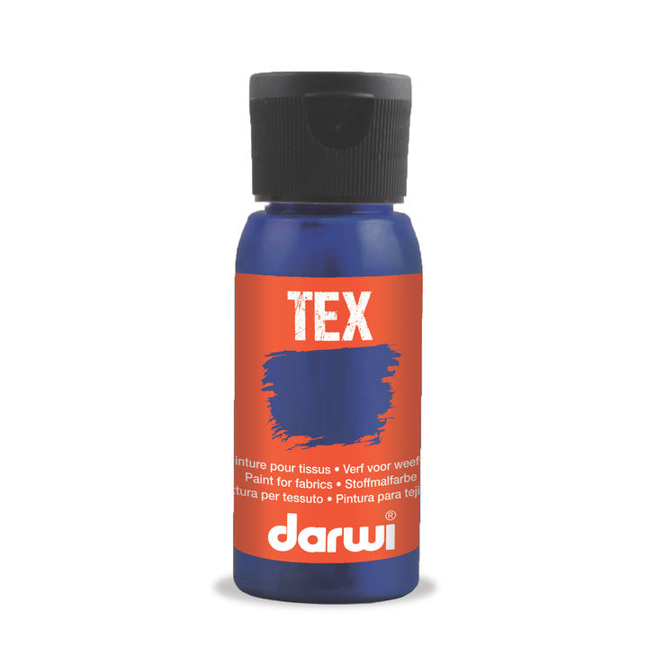 DARWI TEX farba do tkanin 50 ml – 236 ciemnoniebieska