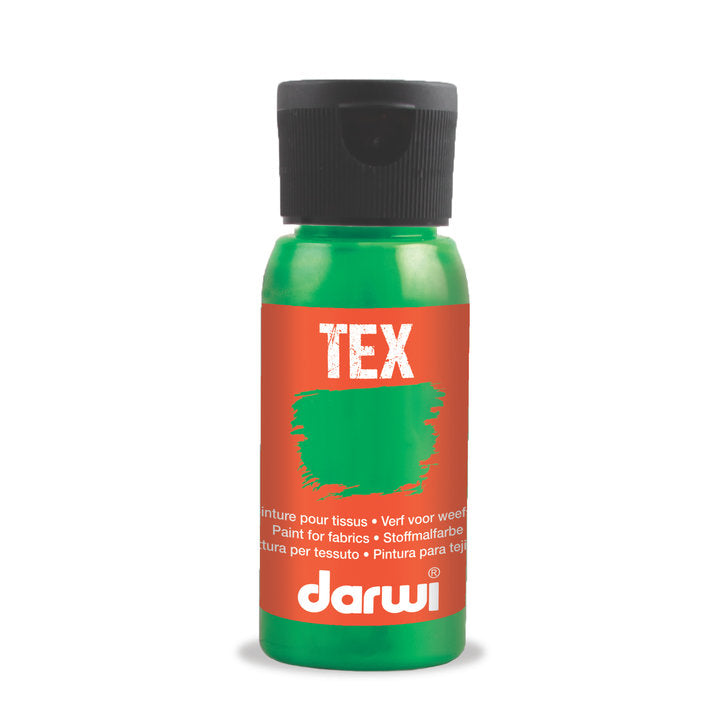 DARWI TEX farba do tkanin 50 ml – 662 zielona jodła