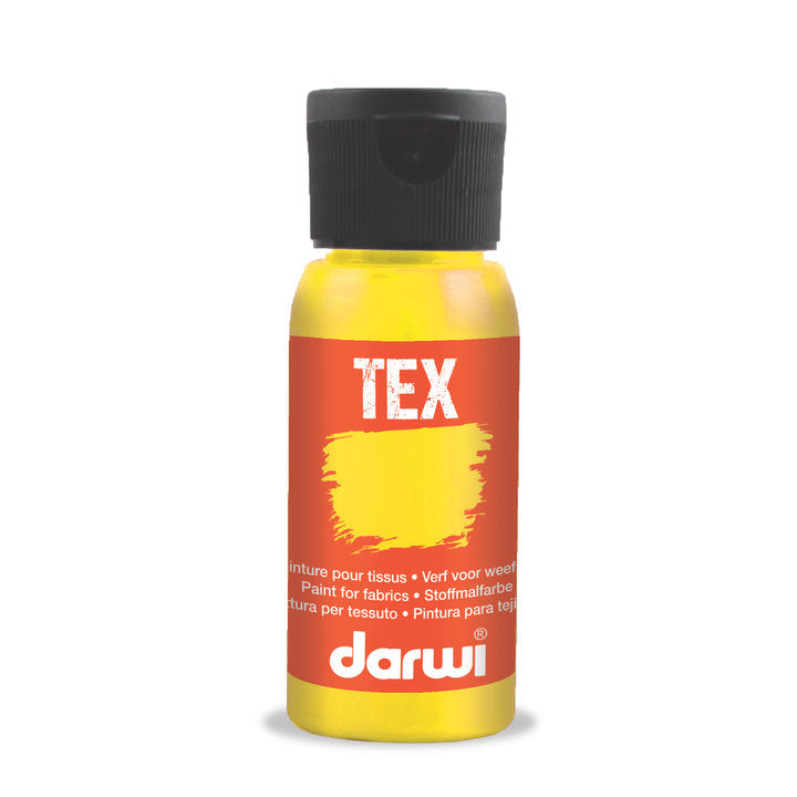 DARWI TEX farba do tkanin 50 ml – 751 złotożółty