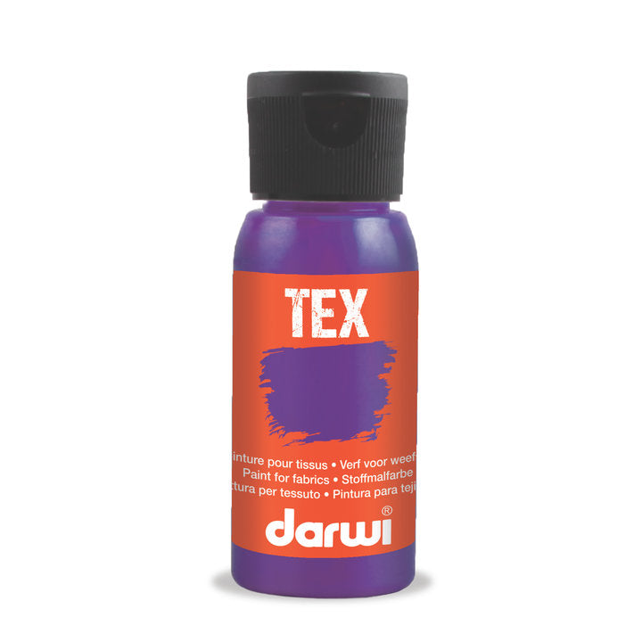 DARWI TEX farba do tkanin 50 ml – 900 fioletowa