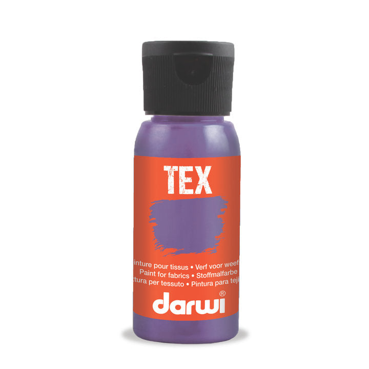 DARWI TEX farba do tkanin 50 ml – 995 perłowa fioletowa